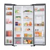 SAMSUNG Refrigerador 20 pies Side by side con dispensador plateada RS57DG4100M9AP
