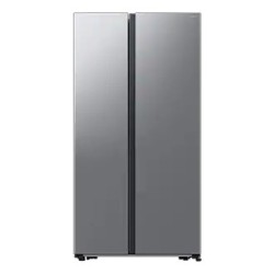 SAMSUNG Refrigerador 20 pies Side by side sin dispensador plateada RS57DG4000M9AP