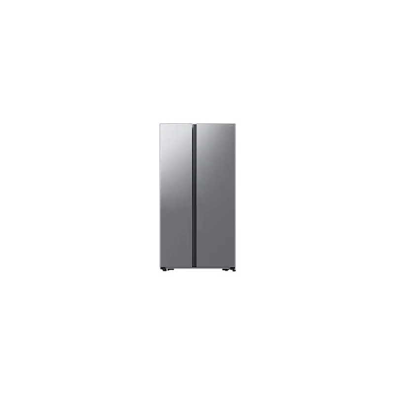 SAMSUNG Refrigerador 20 pies Side by side sin dispensador plateada RS57DG4000M9AP