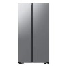 SAMSUNG Refrigerador 20 pies Side by side sin dispensador plateada RS57DG4000M9AP