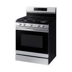 SAMSUNG Estufa Gas 30 5 Quemadores Acero Inoxidable and Negro NX60B6515SSAP