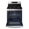 SAMSUNG Estufa Gas 30 5 Quemadores Acero Inoxidable and Negro NX60B6515SSAP