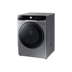 SAMSUNG Lavasecadora 20 kg Lavado13 kg Secado Carga Frontal EcoBubble Acero Platinado WD20T6300GPAX