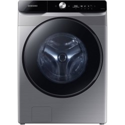SAMSUNG Lavasecadora 20 kg Lavado13 kg Secado Carga Frontal EcoBubble Acero Platinado WD20T6300GPAX
