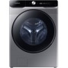 SAMSUNG Lavasecadora 20 kg Lavado13 kg Secado Carga Frontal EcoBubble Acero Platinado WD20T6300GPAX