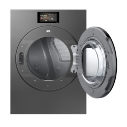 SAMSUNG Secadora 24 Kg Electrica Carga Frontal Touch Screen Negra DV90F24UESAP