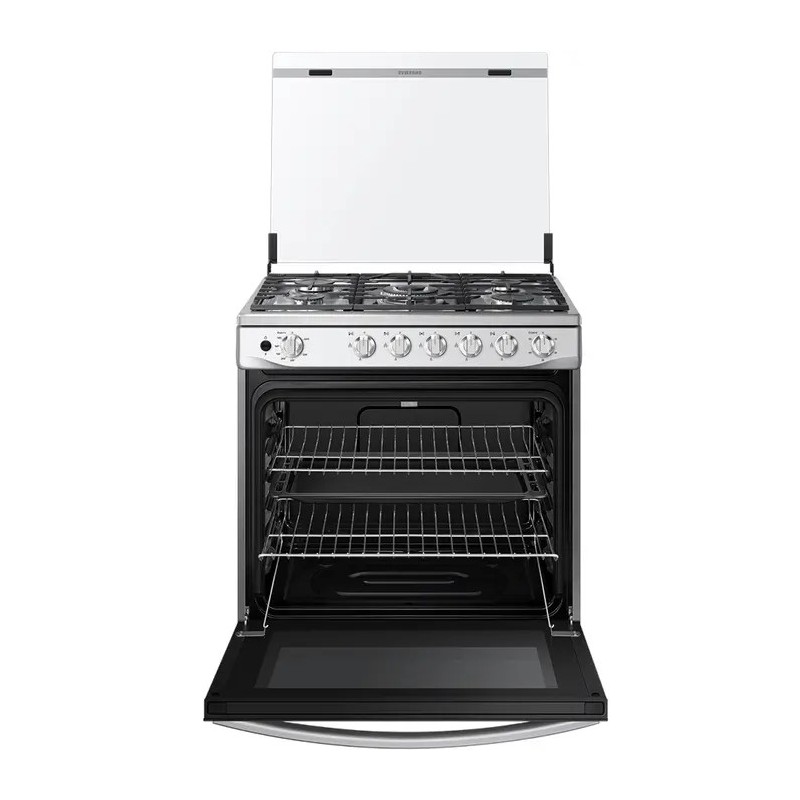SAMSUNG Estufa a gas 6 quemadores gran capacidad gris, triple potencia NX52T7522LSAP