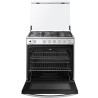 SAMSUNG Estufa a gas 6 quemadores gran capacidad gris, triple potencia NX52T7522LSAP