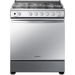 SAMSUNG Estufa a gas 6 quemadores gran capacidad gris, triple potencia NX52T7522LSAP