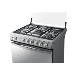 SAMSUNG Estufa a gas 6 quemadores gran capacidad gris, triple potencia NX52T7522LSAP