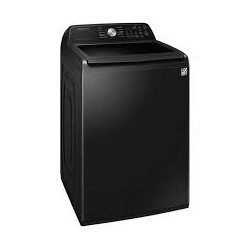 SAMSUNG Lavadora 23 Kg Carga Superior SmartThings Ecobubble DIT Motor Water savings Smart Care Negro WA23C3554GVAP