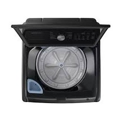 SAMSUNG Lavadora 23 Kg Carga Superior SmartThings Ecobubble DIT Motor Water savings Smart Care Negro WA23C3554GVAP