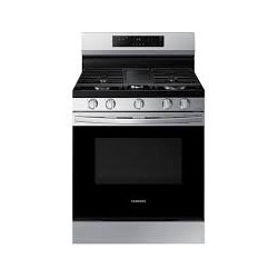 SAMSUNG Estufa Gas 30 5 Quemadores Hornalla Doble De 17 000 Btu Plateado NX60A6115SSAP