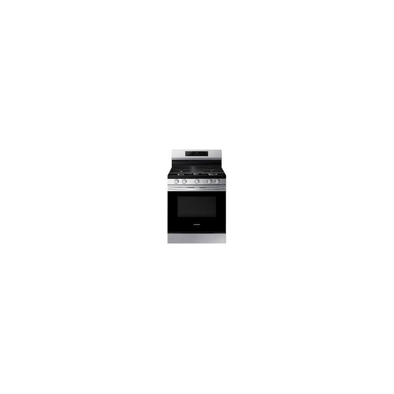 SAMSUNG Estufa Gas 30 5 Quemadores Hornalla Doble De 17 000 Btu Plateado NX60A6115SSAP