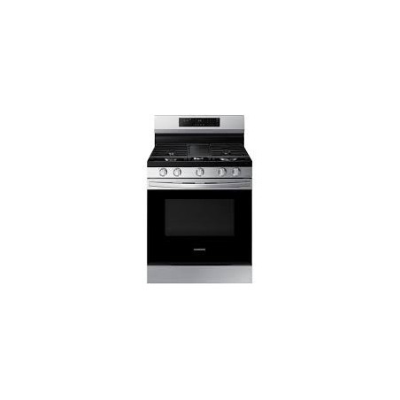 SAMSUNG Estufa Gas 30 5 Quemadores Hornalla Doble De 17 000 Btu Plateado NX60A6115SSAP