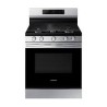 SAMSUNG Estufa Gas 30 5 Quemadores Hornalla Doble De 17 000 Btu Plateado NX60A6115SSAP