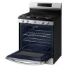 SAMSUNG Estufa Gas 30 5 Quemadores Hornalla Doble De 17 000 Btu Plateado NX60A6115SSAP