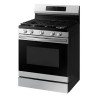 SAMSUNG Estufa Gas 30 5 Quemadores Hornalla Doble De 17 000 Btu Plateado NX60A6115SSAP