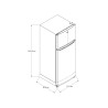 Whirlpool refrigerador 17 pies acero inox. WT1726A