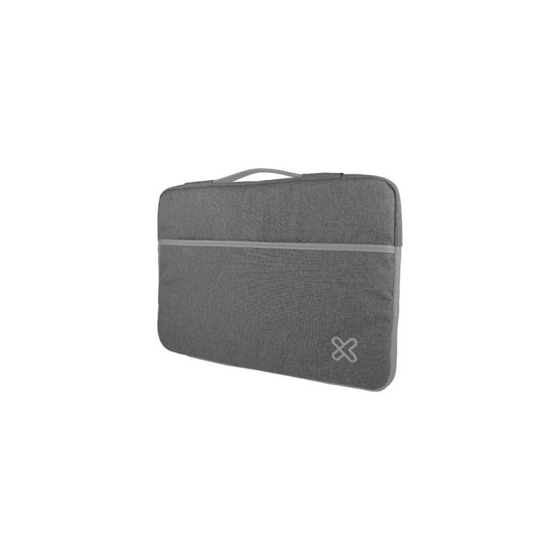 Klip Xtreme - Notebook sleeve - 14.1" - Polyester - Aluminum silver - KNS-425SV