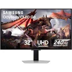 Monitor Smart 32pulg Odyssey G80SD OLED 4K UHD 240Hz 0.03ms GSync with Sleek Metal Gaming LS32DG802SNXZA