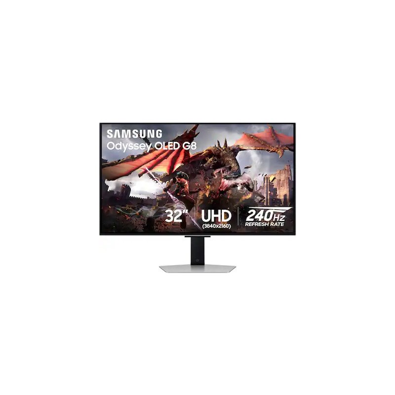Monitor Smart 32pulg Odyssey G80SD OLED 4K UHD 240Hz 0.03ms GSync with Sleek Metal Gaming LS32DG802SNXZA