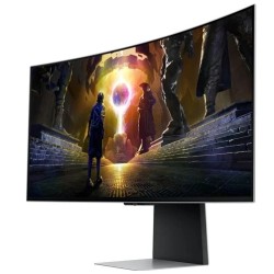 Smart Monitor Samsung 34pulg OLED UWQHD 175 Hz Gaming 21:9 Curved Glare Free LS34DG856SNXZA