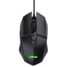 Trust mouse alambrico gamer color negro iluminado  25036