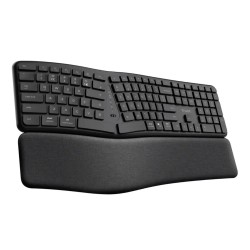 Trust keyra teclado inalambrico multidispositivo ergonomico US  25459