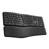 Trust keyra teclado inalambrico multidispositivo ergonomico US  25459