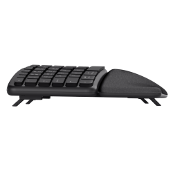 Trust keyra teclado inalambrico multidispositivo ergonomico US  25459