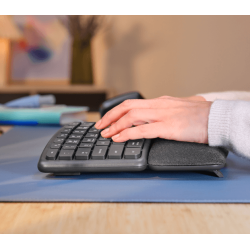 Trust keyra teclado inalambrico multidispositivo ergonomico US  25459