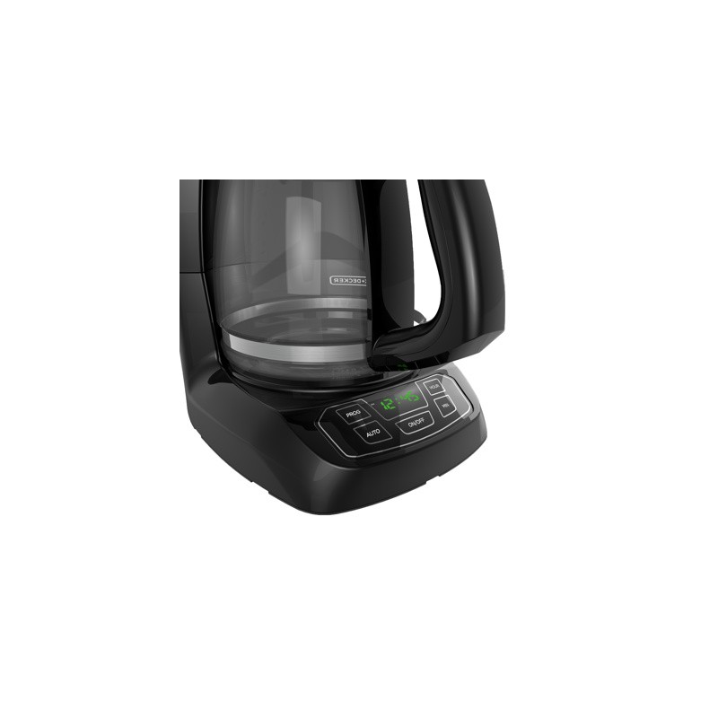 Black + Decker cafetera 12 tazas negra digital CM1105B