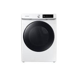 SAMSUNG Secadora carga frontal de 22 kilos electrica blanca WIFI  Multicontrol DVE22C6370WAP