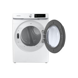 SAMSUNG Secadora carga frontal de 22 kilos electrica blanca WIFI  Multicontrol DVE22C6370WAP