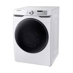 SAMSUNG Secadora carga frontal de 22 kilos de gas blanca WIFI  Multicontrol DV22C6370PWAP