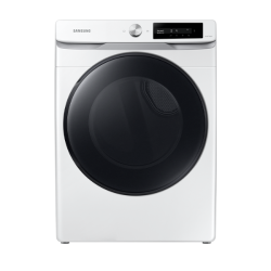 SAMSUNG Secadora carga frontal de 22 kilos de gas blanca WIFI  Multicontrol DV22C6370PWAP