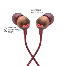 The House of Marley Smile Jamaica - EM-JE041-RD - Earphones - Red