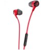 HyperX Cloud Earbuds II - Auriculares internos con micro - en oreja - cableado - conector de 3,5 mm - rojo