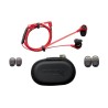 HyperX Cloud Earbuds II - Auriculares internos con micro - en oreja - cableado - conector de 3,5 mm - rojo
