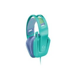 Logitech G G335 Wired Gaming Headset - Auricular - tamaño completo - cableado - conector de 3,5 mm - menta - certificado Discord