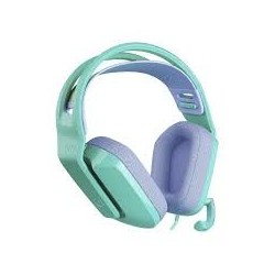 Logitech G G335 Wired Gaming Headset - Auricular - tamaño completo - cableado - conector de 3,5 mm - menta - certificado Discord