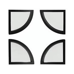 Kenneth Cole espejo 4 pz negra KCWF202124