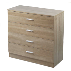 Kenneth Cole mueble cuatro gavetas color cafe oscuro  KCWD20220512BR
