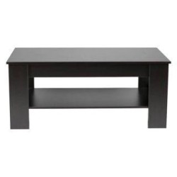 Kenneth Cole mesa de centro  cubierta color negro y caf‚ oscuro KCWD2022058BR