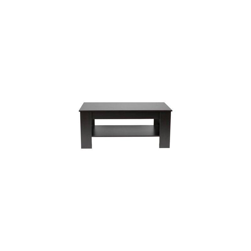 Kenneth Cole mesa de centro  cubierta color negro y caf‚ oscuro KCWD2022058BR