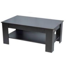 Kenneth Cole mesa de centro  cubierta color negro y caf‚ oscuro KCWD2022058BR