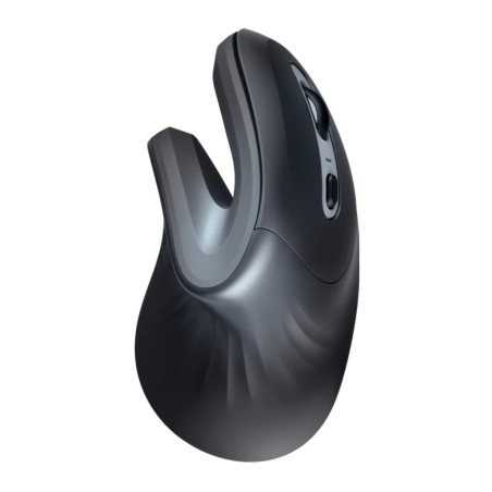 Trust mouse ergonomico color negro inalambrico vertical  23507