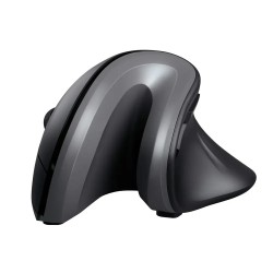 Trust mouse ergonomico color negro inalambrico vertical  23507