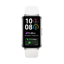 Huawei Band 10 cuerpo metálico blanco 55020EKX